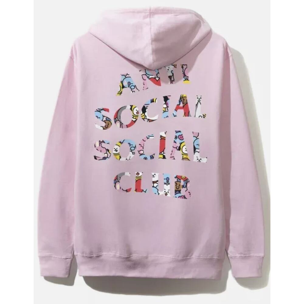 ASSC x‎ BT21 Blended Hoodie Pink (ASSW471) Large